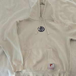 Philadelphia Union Mitchell & Ness Cream Heavyweight Hoodie with MLS Patch